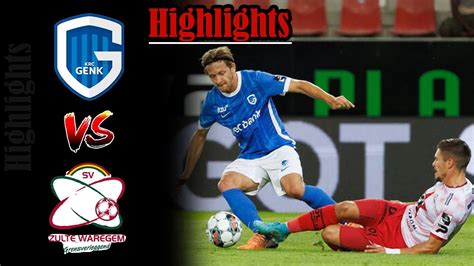 SV Zulte Waregem Vs KRC Genk Match Highlights Belgium Pro League 2022