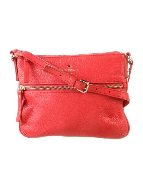 Kate Spade New York Leather Crossbody Bag Red Crossbody Bags Handbags Wka324067 The Realreal