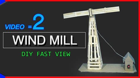 How To Make Windmill From Popsicle Sticks Youtube