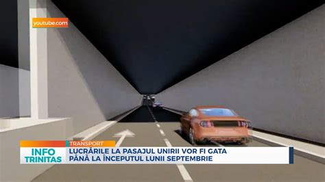 Lucrările la Pasajul Unirii vor fi gata până la începutul lunii