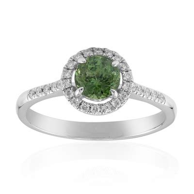 Schicker 0 748 Ct Madagaskar Demantoid 14K Gold Ring 2 61g