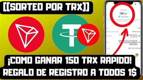 Gana Trx En Instantes Retiro En Vivo Nueva P Gina Para Ganar