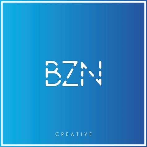 Bzn Creative Vector Ltimo Dise O Del Logotipo Ltimo M Nimo Logotipo