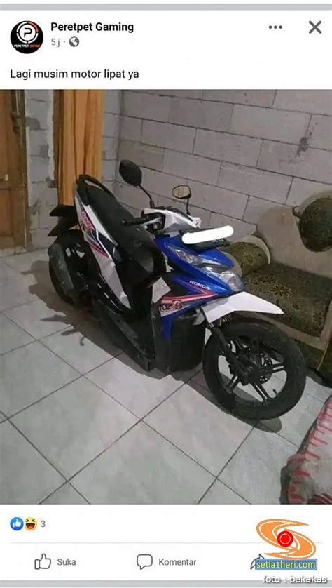 Potret Motor Honda Pakai Rangka Esaf Patah Seperti Ada Fitur