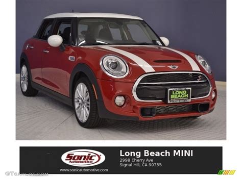 2016 Blazing Red Metallic Mini Hardtop Cooper S 4 Door 116101263 Photo