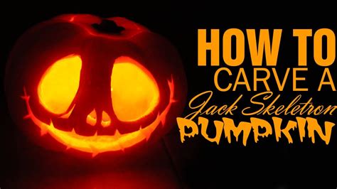 DIY How to Carve a Jack Skellington Pumpkin for Halloween! - YouTube