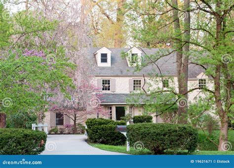 Large Upscale Family House In Philadelphia Suburbs Stock Image - Image ...