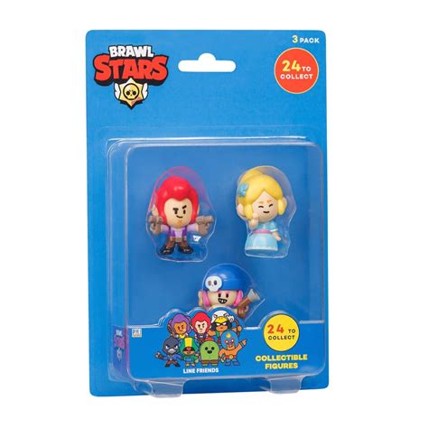 Brawl Stars Set 3 Figurine Blister Penny Piper Colt Brawl Stars