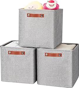 Cinnani Lot De Bo Te De Rangement En Tissu X X Cm Cube De