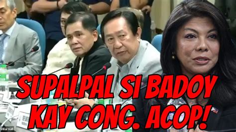 Cong Acop At Abante Sinupalpal Ang Pahayag Ni Loraine Badoy Badoy