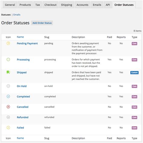 Woocommerce Order Status Manager Help Desk