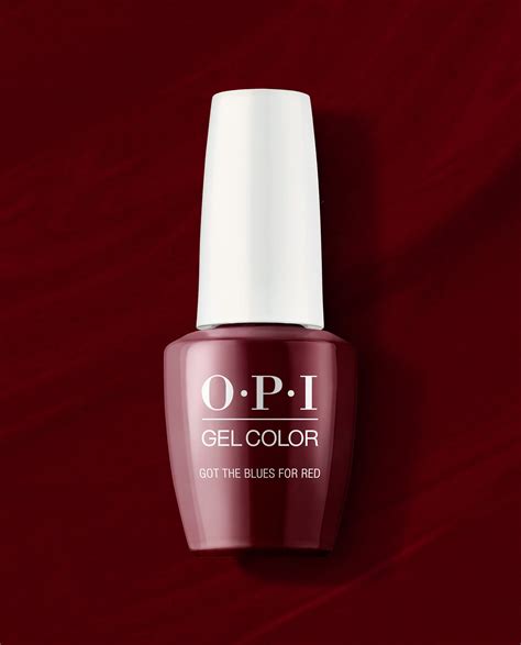 Opi® Uk Professionals Got The Blues For Red Gelcolor Red Nail Polish