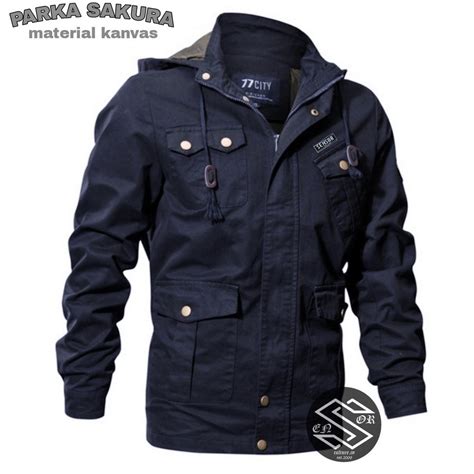 Jual Jaket Parka Sensor Sakura Jaket Parka Pria Terbaru Terkini