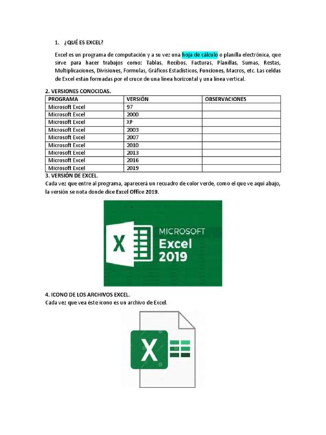 Teoria Excel Pdf Microsoft Excel Multiplicación