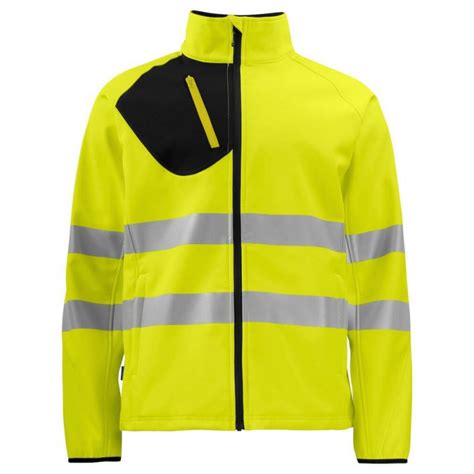 Veste softshell haute visibilité 6432 Projob jaune fluo