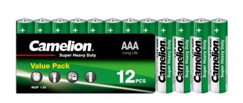 120 X Camelion R03 AAA Micro Batterie Heavy Duty 1 5V 10 X 12er