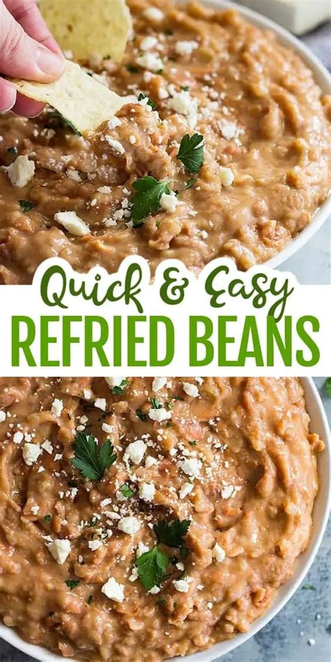 Quick And Easy Refried Beans Countryside Cravings