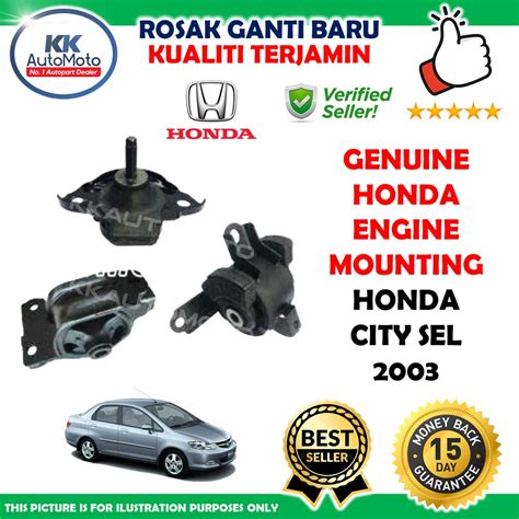 Honda City Sel Vtec Genuine Original Honda Engine Mounting Set