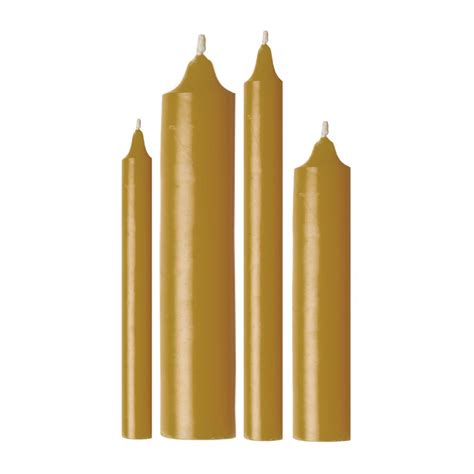 Unbleached Beeswax Altar Candles 7 8 Diameter Vanpoulles