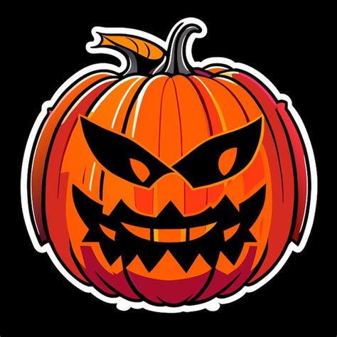 Premium Vector Halloween Pumpkin Vector Illustration