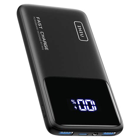 INIU Powerbank Zwart Met 20000 MAh Bl01062