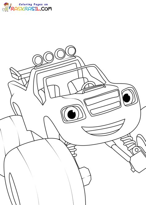 Coloriage Blaze Et Les Monster Machines Imprimer