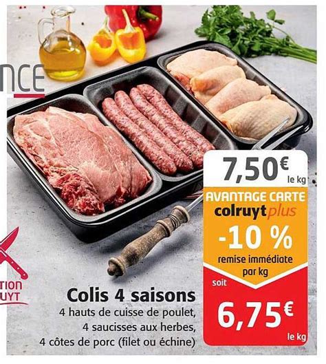 Promo Colis Saisons Chez Colruyt Icatalogue Fr