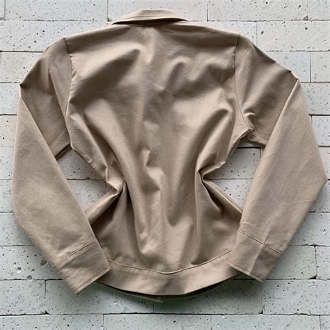 Jaqueta Cotton Botões Luxo Nude Dondoca Moda Feminina