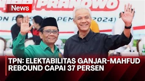 Data Internal TPN Elektabilitas Ganjar Mahfud Rebound Capai 37 Persen