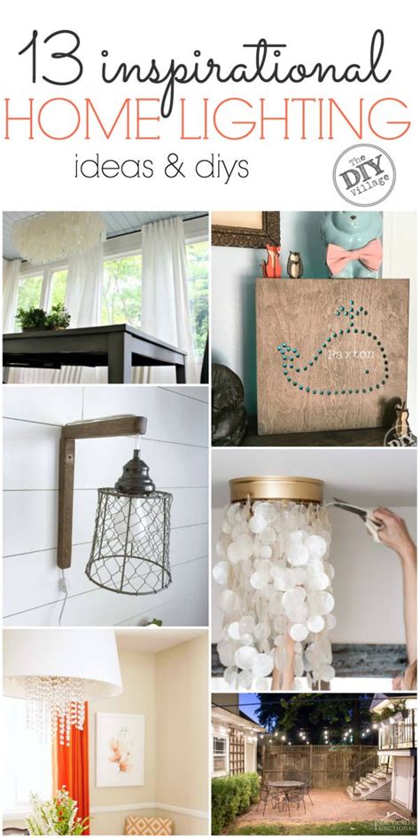 13 Great Home Lighting Ideas - The DIY Village