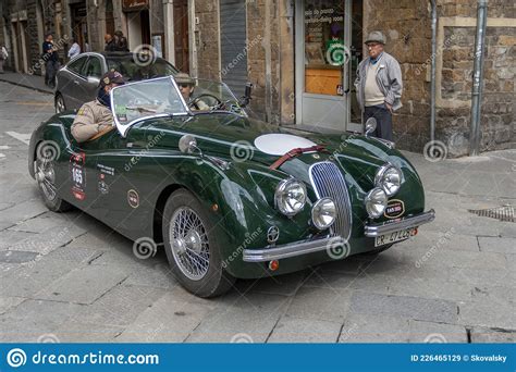 Jaguar Xk Ots In The Rally Mille Miglia Edition Editorial