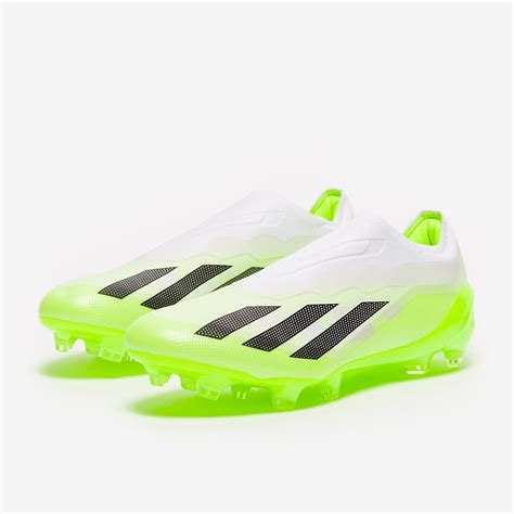 Adidas X Crazyfast Laceless Fg Blanc Noir Citron Lucide