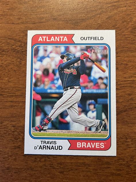 2023 Topps Heritage 480 Travis D Arnaud For Sale Online EBay