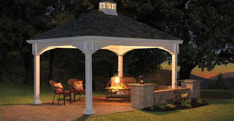 Authentic Amish Gazebos Pergolas And Pavilions Creative Gazebos