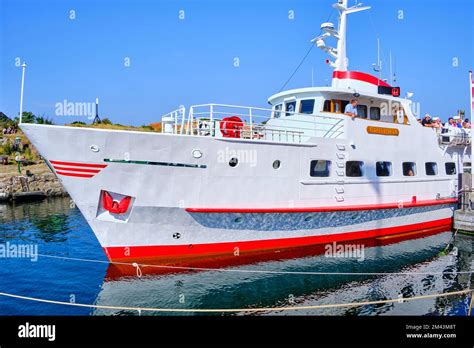 The ERTHOLM in the harbour of Christiansö, Ertholmene, Denmark Stock ...