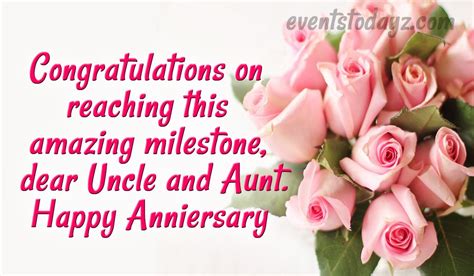 Happy Anniversary Wishes To Uncle And Aunty With Images