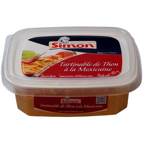 Tartinable de thon à la mexicaine Simon Intermarché