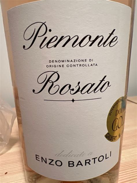 2022 MGM Mondo Del Vino Piemonte Rosato Enzo Bartoli Italy Piedmont