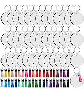 Amazon Duufin 150 Pieces Round Sublimation Keychain Blanks Double