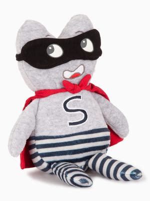 Peluche Chat Gris Masqu Kimbaloo La Halle Brioche