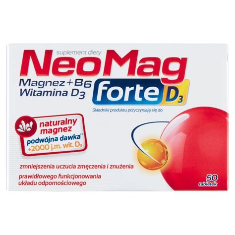 Supliment Alimentar NeoMag Magneziu Vitamina B6 D3 Sistemul Imunitar