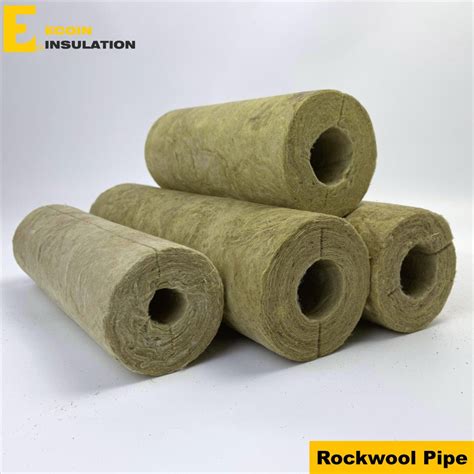 Hot Rockwool Fireproof Steam Pipe Insulation Material Fireproof Pipe