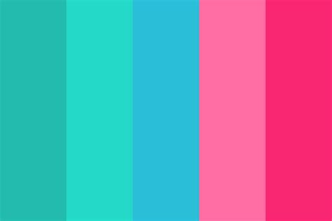 Pink Teal Color Palette