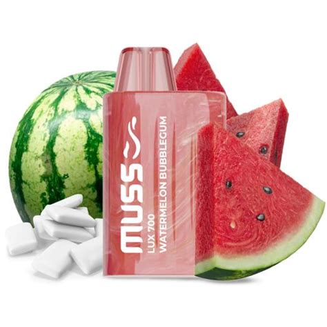 Descartável Watermelon Bubblegum Muss Marmol 700 Puff 20mg Produtos