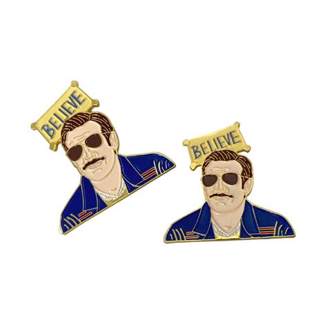 Ted Lasso Believe Soft Enamel Pin Blair Pepper Handbags