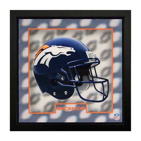 Imperial Denver Broncos 5D 16 x 16 Framed Wall Art