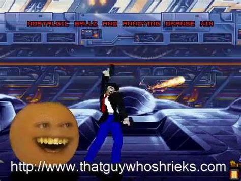 MUGEN Arcade Run Nostalgic Ballz And Annoying Orange 6 YouTube