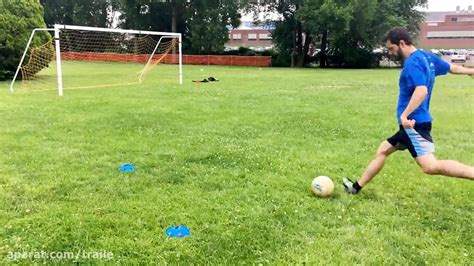 Soccer Power Shot Technique Start Crushing The Ball Accurately