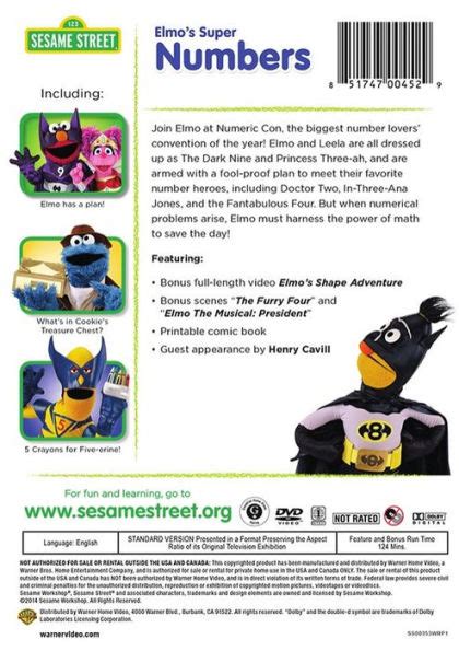 Sesame Street: Elmo's Super Numbers by Joey Mazzarino, Joey Mazzarino | DVD | Barnes & Noble®