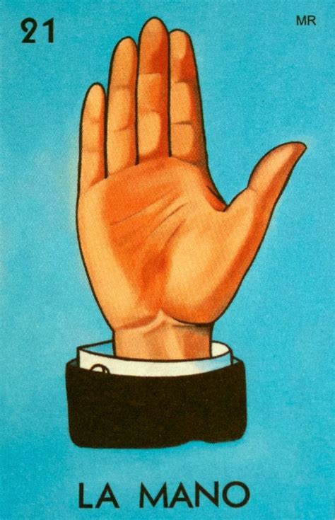 La Mano del escribano Loteria Mexicana Lotería mexicana Cartas de